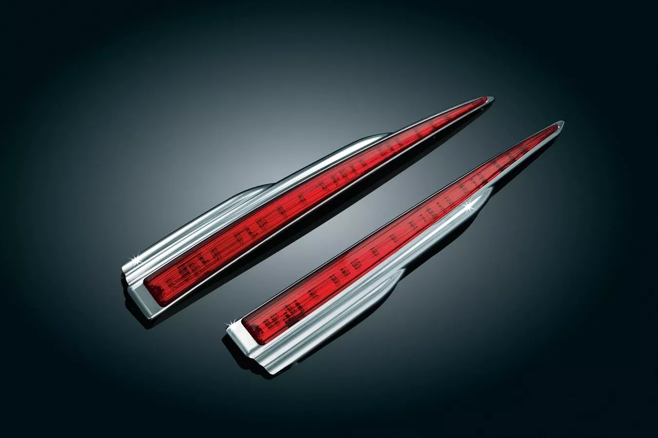 Kuryakyn Chrome Red LED Rear Light Bar for Harley Trikes Tri Glide 09-15