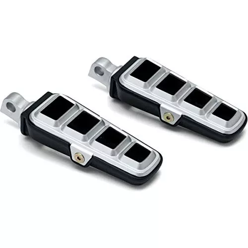 Kuryakyn Dillinger Footpegs with Male Mounts (Silver)