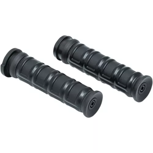 Kuryakyn Dillinger Grips for Harley Electronic Throttle - Black