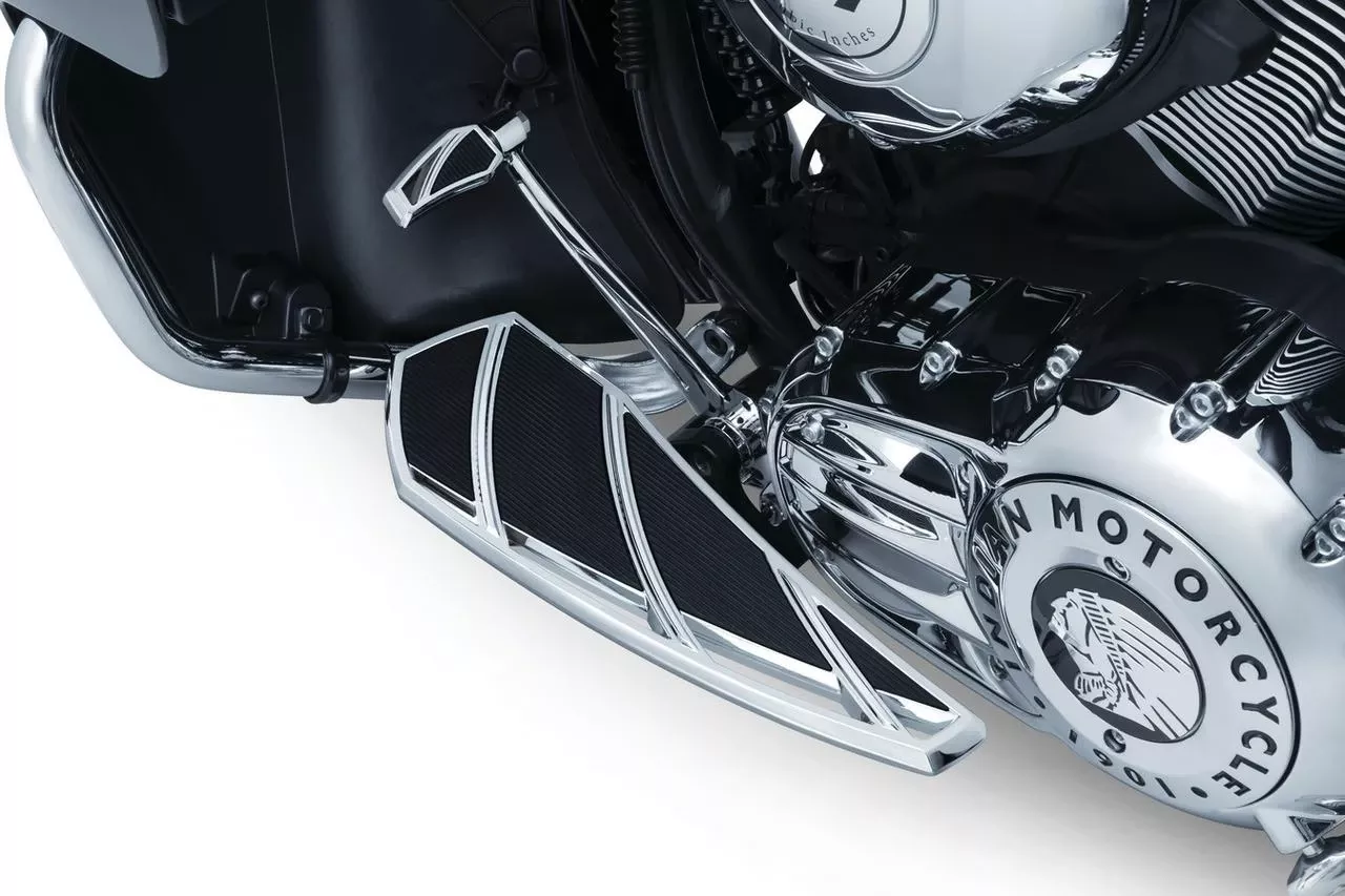 Kuryakyn Phantom Driver Floorboards for Indian Touring Models '14-22 (Choose Chrome or Black)