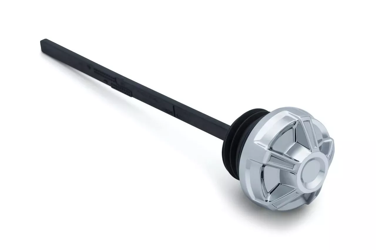 Kuryakyn Precision Dipstick for '17-21 Harley Davidson Touring Models and Trikes (Choose Chrome or Black)