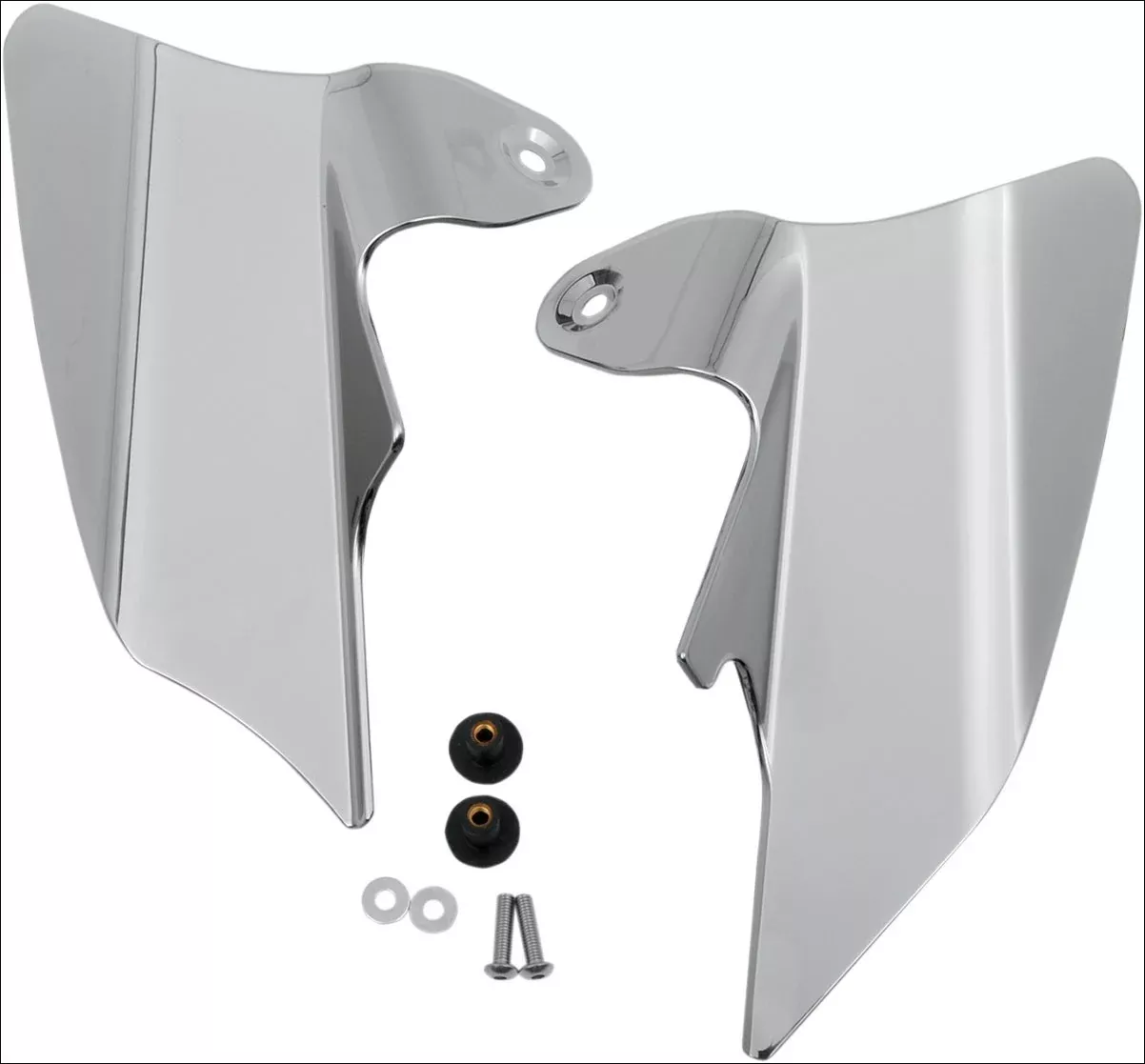 Kuryakyn Reflective Smoke Saddle Shields for '97-'07 Harley Touring Models