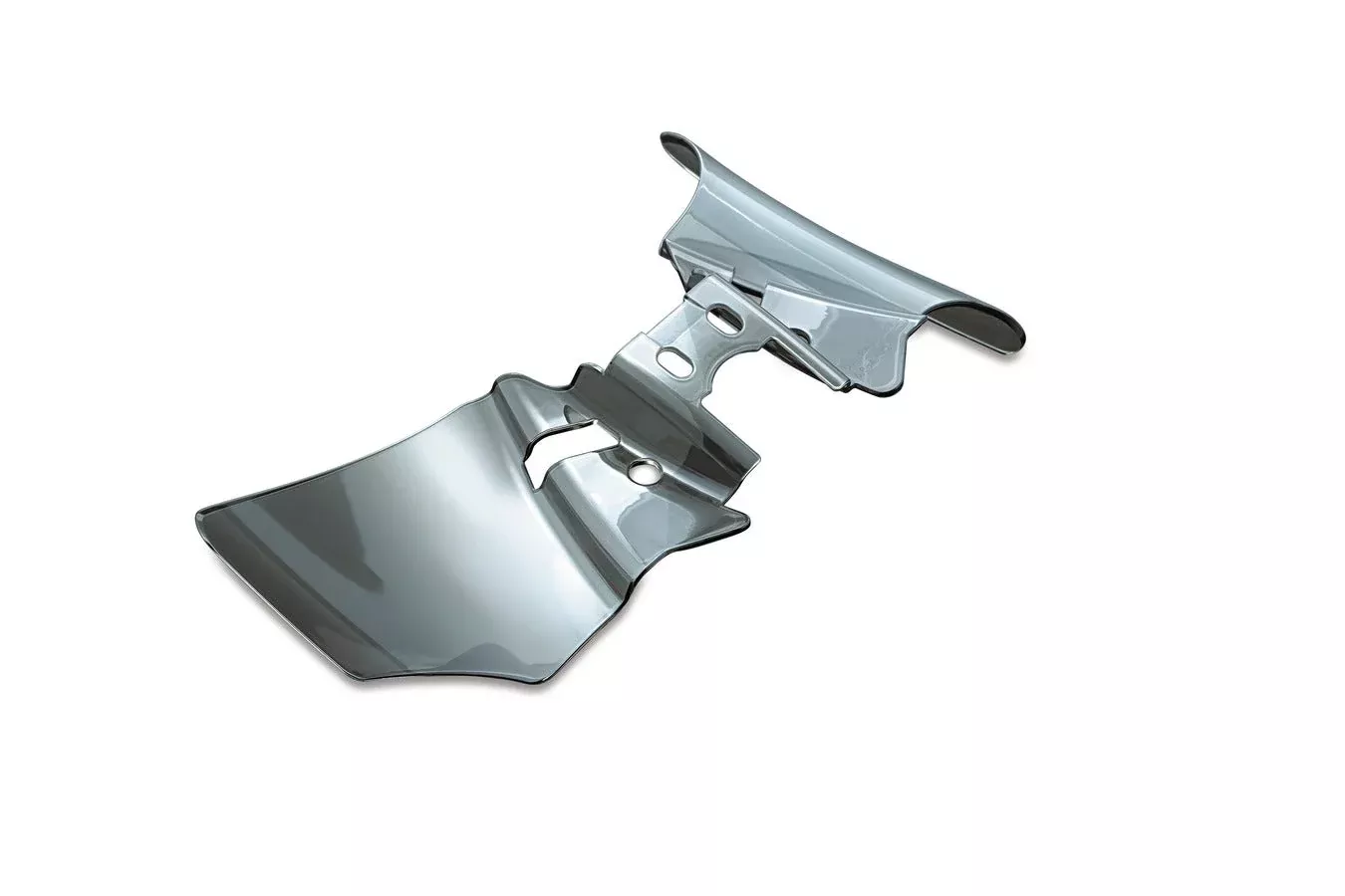Kuryakyn Reflective Smoke Saddle Shields Heat Deflectors Harley Dyna 99-17