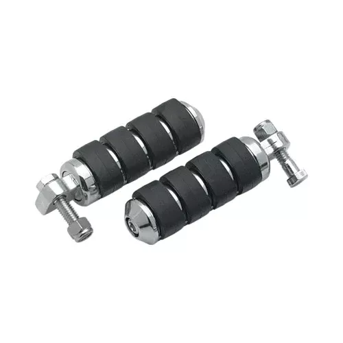 Kuryakyn Small ISO-Pegs with Male Mount Adapters – Chrome – 8000