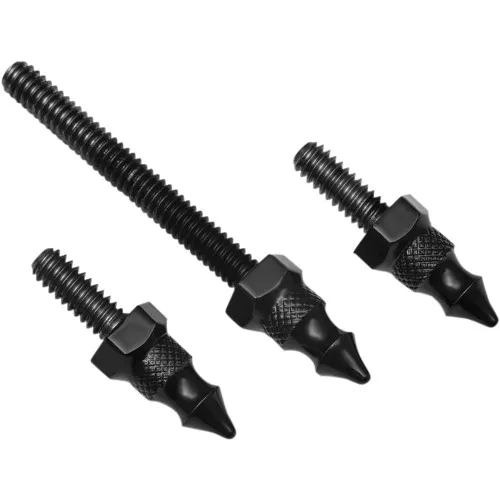 Kuryakyn Windshield Spike Kit for 2014-2020 Harley Touring - Black