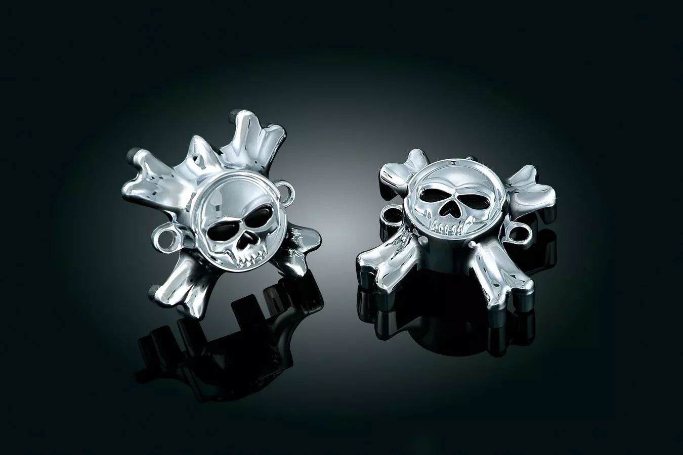 Kuryakyn Zombie Emblems for Zombie or Widow Grips with Throttle Boss