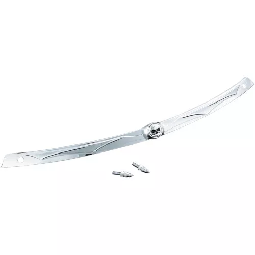 Kuryakyn Zombie Windshield Trim for 1996-2013 Harley Touring - Chrome