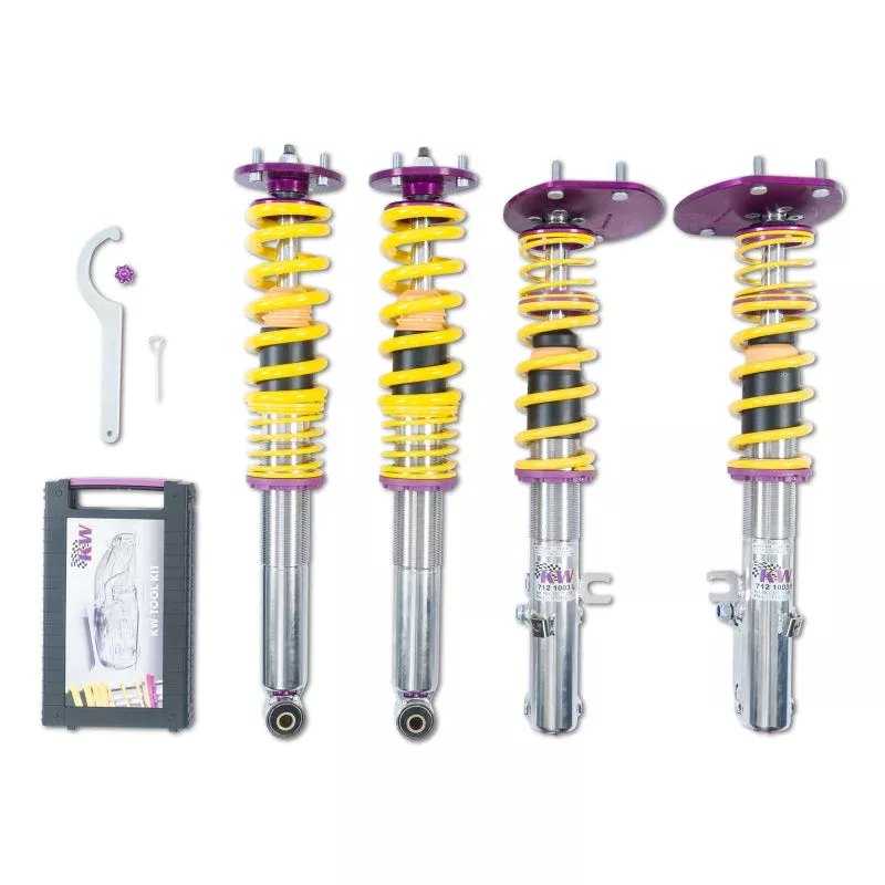 KW Clubsport Coilover Kit 2-Way fits 1989-1990 Porsche 911 Carrera 4