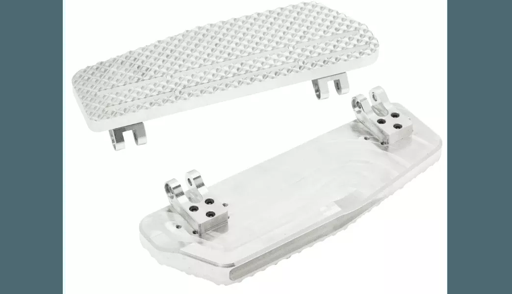 L.A. Choppers Billet County Floorboards for Harley Davidson Touring and Dyna Switchback (Select Finish)
