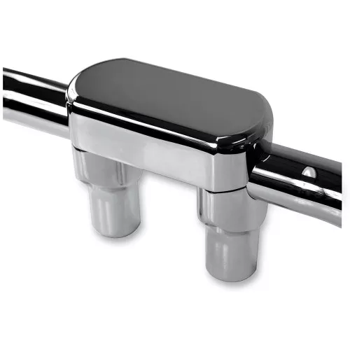 LA Choppers 3" Hefty 1-1/4" Handlebar Riser/Top Clamp Kit - Chrome