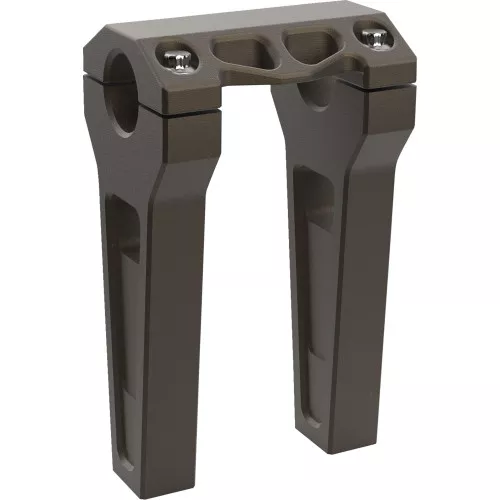 LA Choppers 6" Straight Performance Risers & Top Clamp- Bronze
