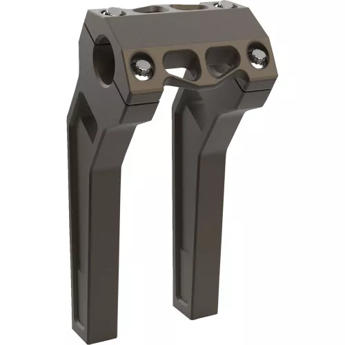 LA Choppers 8" Pullback Performance Risers & Top Clamp- Bronze