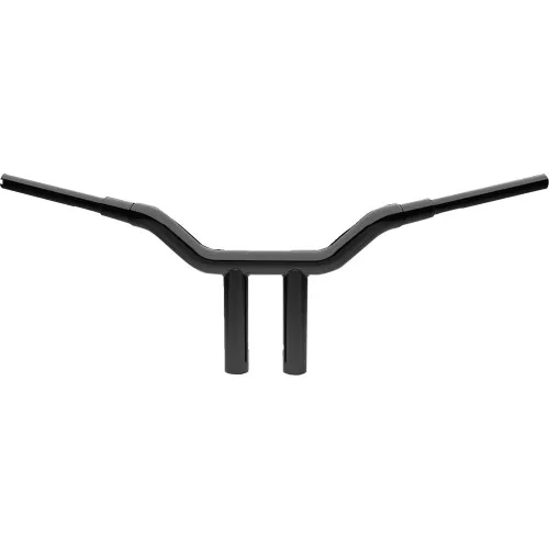LA Choppers Black 1-1/2" One-Piece 10" Straight Kage Fighter T-Bar Handlebars for 2024 Harley Touring - Open Box