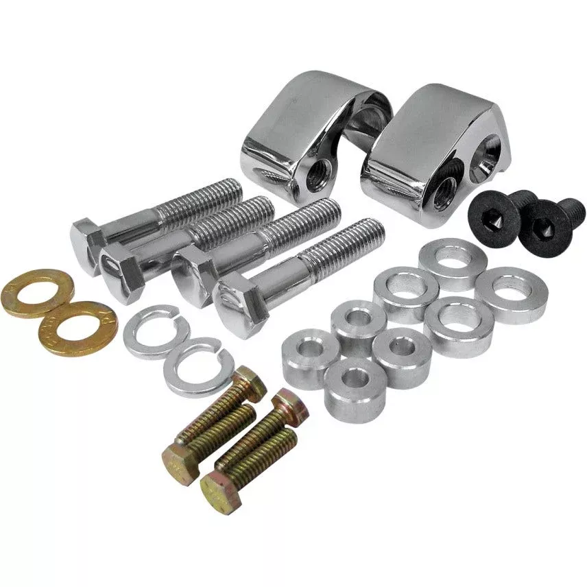 La Choppers Chrome Rear 1" Lowering Kit for Harley Touring Models 02-14