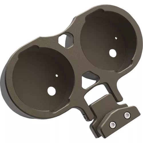 LA Choppers Performance Riser Dual Gauge Mount for Dyna/XL - Bronze