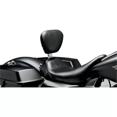 Le Pera Bare Bones Smooth Solo Seat w/ Backrest for 2008-2023 Harley Touring - Smooth