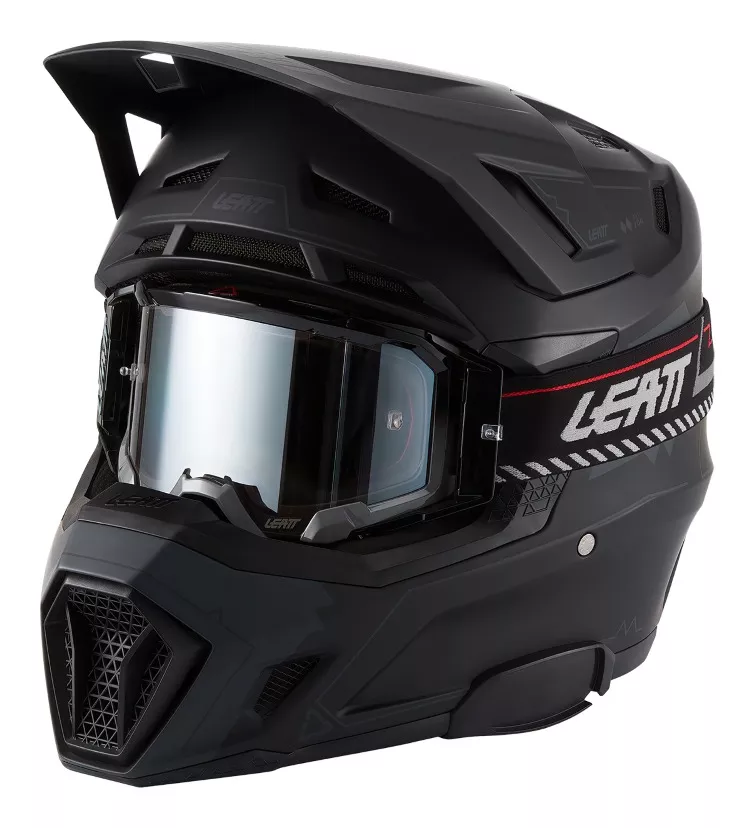 Leatt Moto 7.5 V27 Helmet w/ Cardo and Velocity 4.5 Goggles