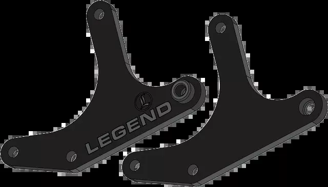 Legend Black Rear Tri-Glide Lift Kit fits 2009-2016 Harley FLRT FLHXXX FLHTCUTG
