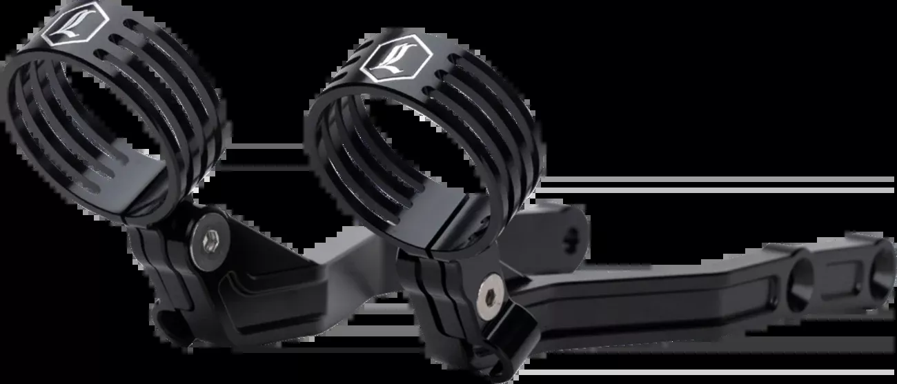 Legend REVO ARC Black Remote Reservoir External Mounts for 14-25 Harley Touring
