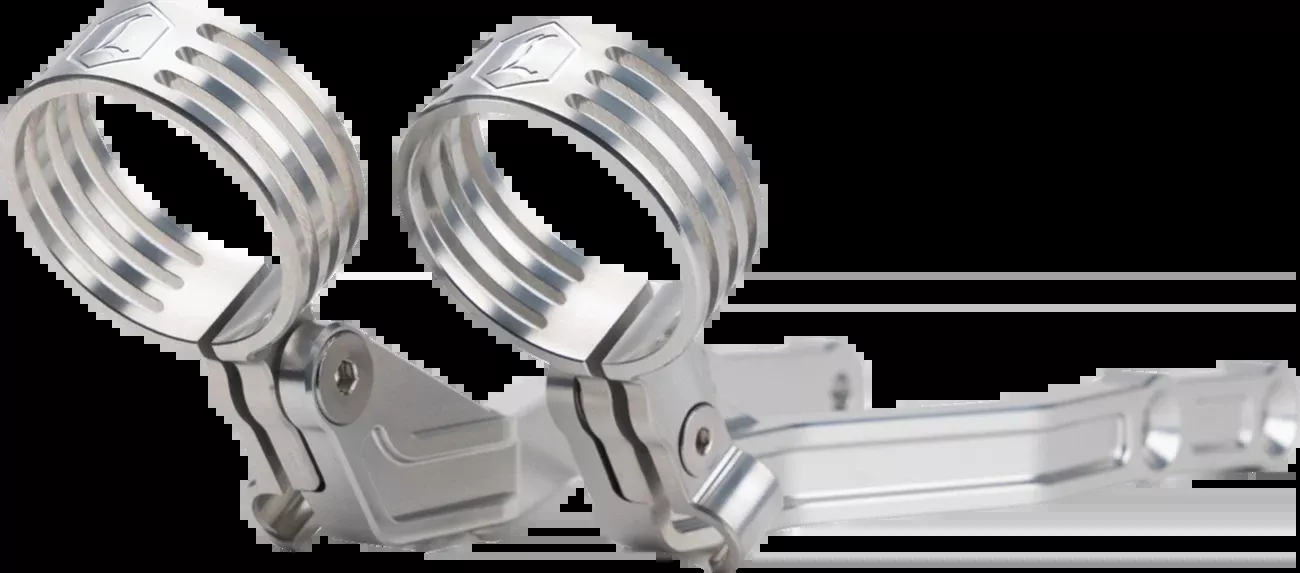 Legend REVO ARC Clear Remote Reservoir External Mounts for 14-25 Harley Touring