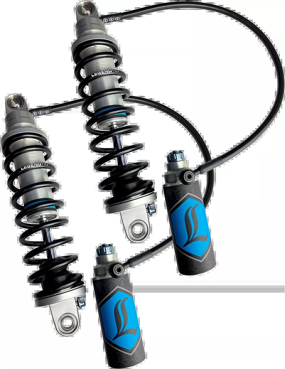 Legend Revo-ARC Remote Reservoir 14" Heavy Duty Shocks 1999-2008 Harley Touring