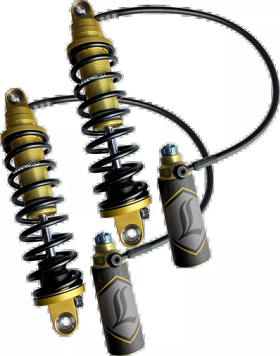 Legend REVO ARC Remote Reservoir 14" Standard Rear Shocks 2014-26 Harley Touring