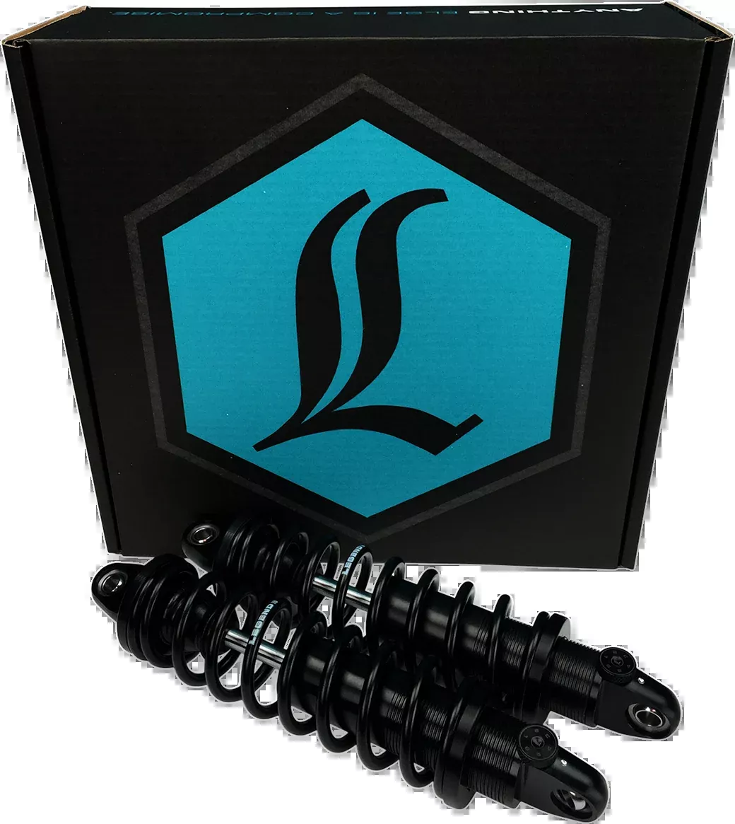Legend Revo-A Heavy Duty 12" Adjustable Rear Shocks 1999-2026 Harley Touring