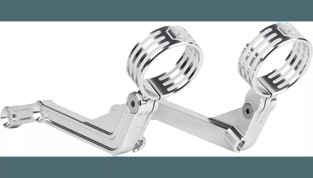 Legend Suspension REVO ARC Billet Remote Reservoir External Mounts for '14-23 Touring (Select Finish)