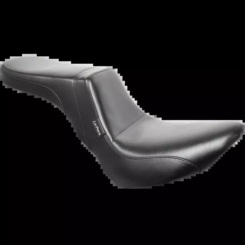 LEPARA DAYTONA SEAT BLACK SMOOTH STITCH HARLEY SOFTAILS M8 FXBB FLSL