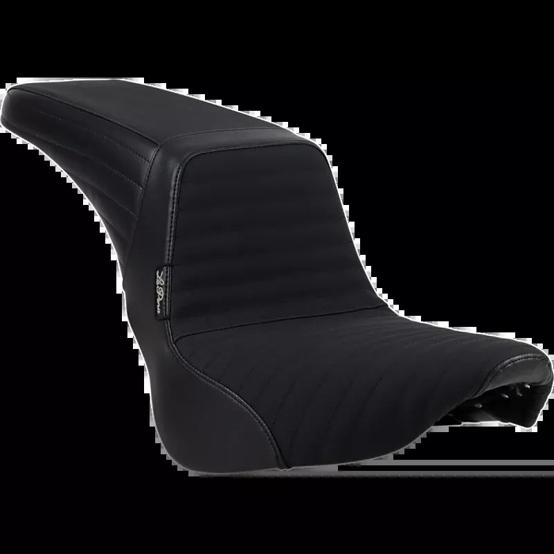 LEPARA KICKFLIP SEAT BLACK PT GRIPPER 18-26 HARLEY FXBR FLFB