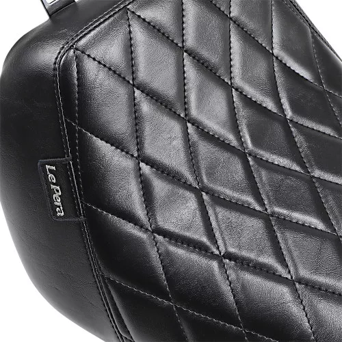 LePera Bare Bones Solo Seat for 2018-2024 Harley Fat Boy - Diamond