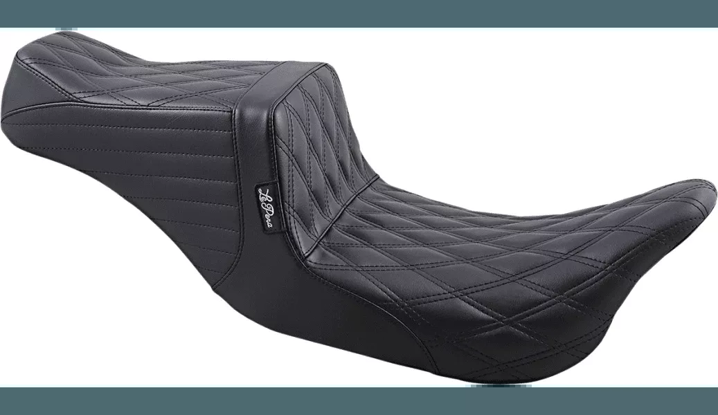 LePera Tailwhip Seat for '08-Up Harley Davidson Touring Models - Double Diamond Stitch (Not for '24-Up FLHX/FLTR Models)