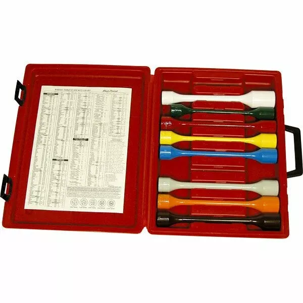 Lock Technology 1500 1/2″ Drive 8 Pc A,B,C,E,G,F,I,Q Torque Stick Set w/ Case
