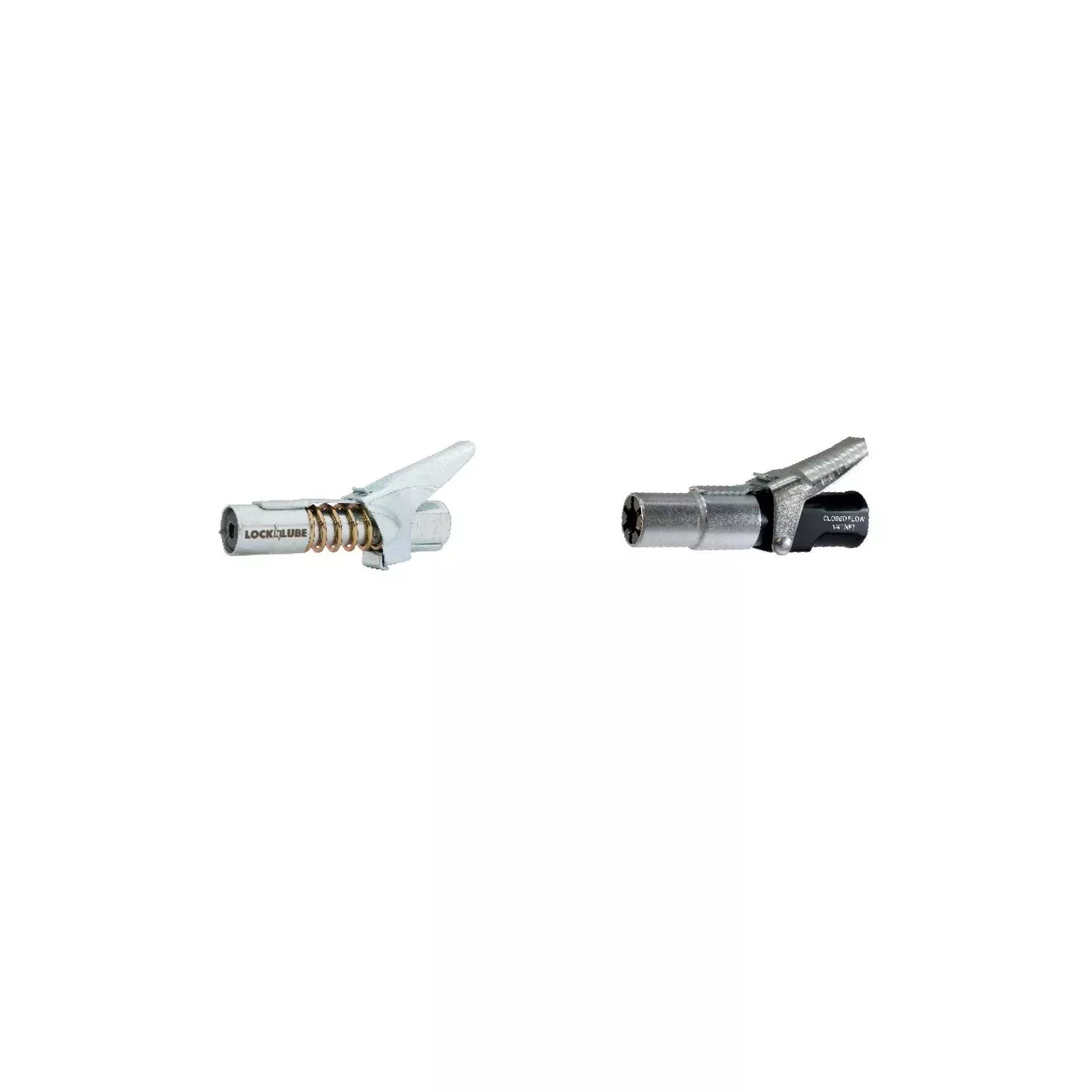 LockNLube Grease Gun Coupler and LockNFlate Closed Flow Locking Air Chuck Bundle