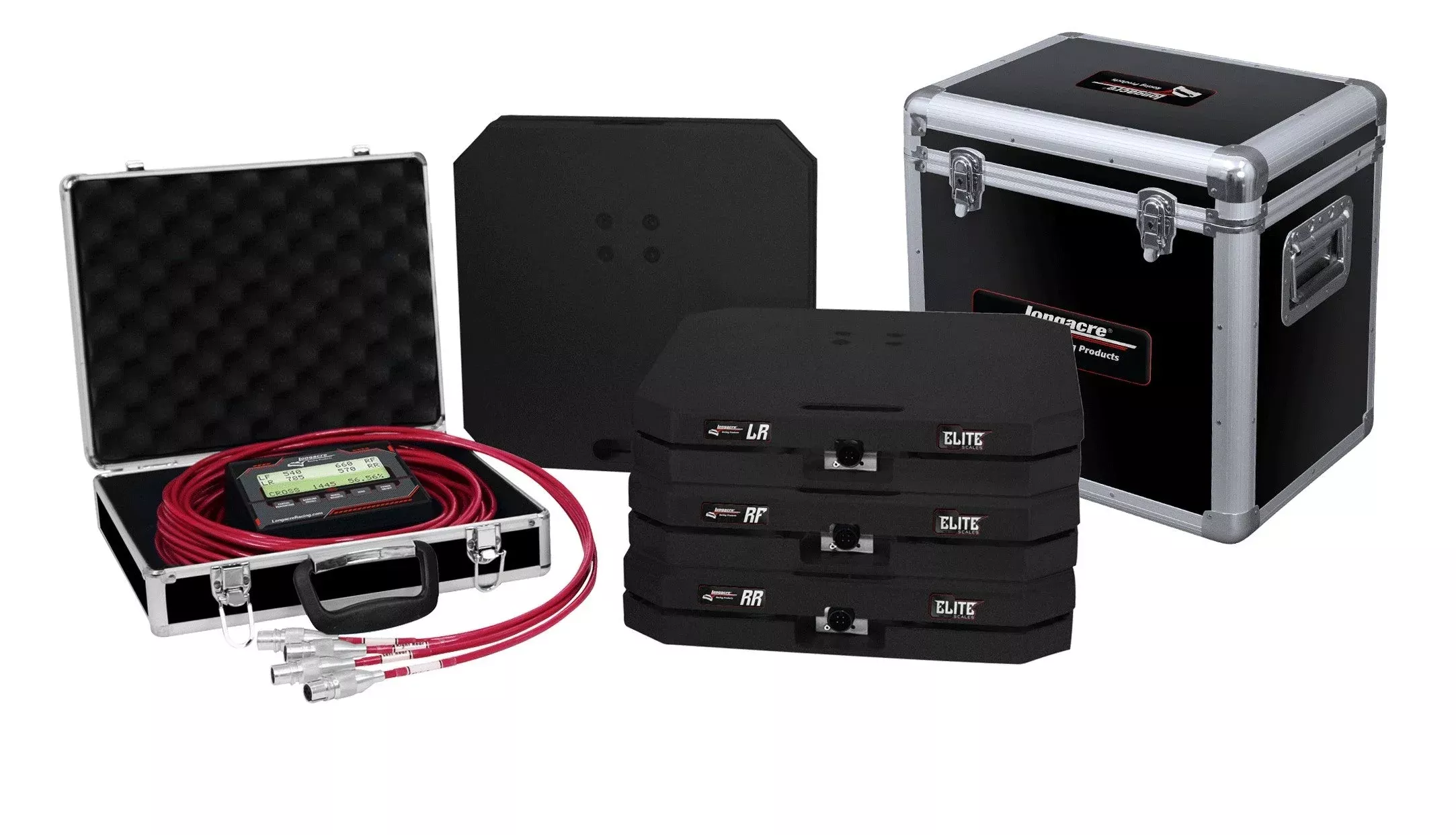 Longacre Scale Set Elite Wired 15in Pads 1500lbs 52-82593