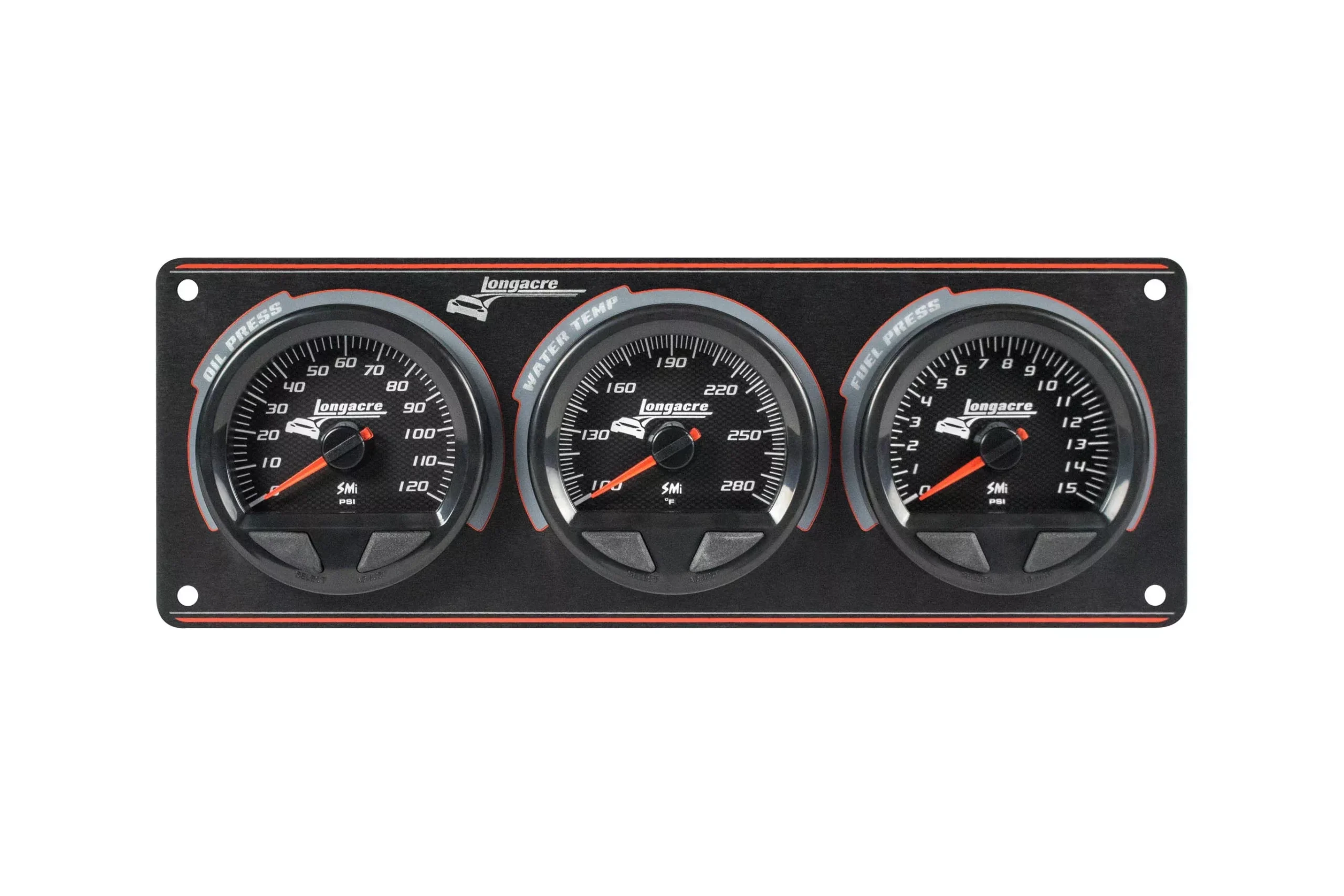 Longacre Waterproof SMI 3 Gauge Panel OP/WT/FP LON52-44562