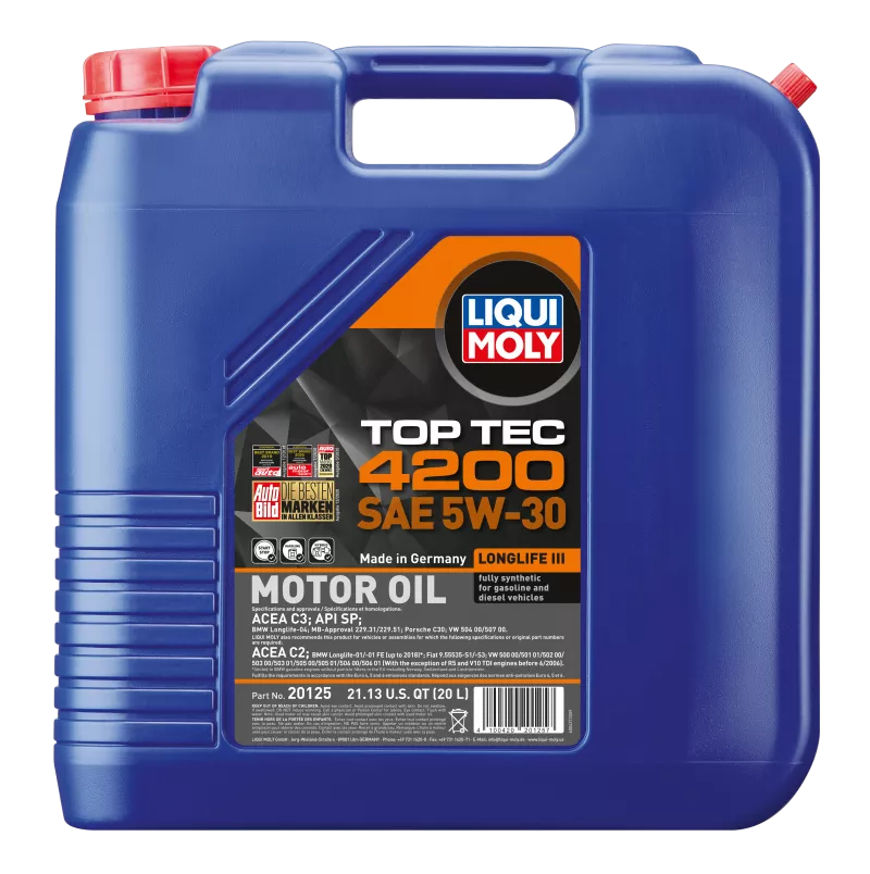 LQM Motor Oil – Top Tec 4200
