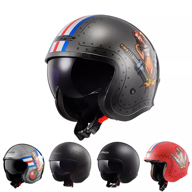 LS2 Helmets Open Face Spitfire Helmet