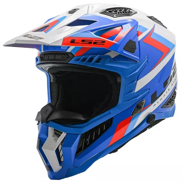 LS2 X-Force Off-Road Helmet Sprint White/Blue/Red M