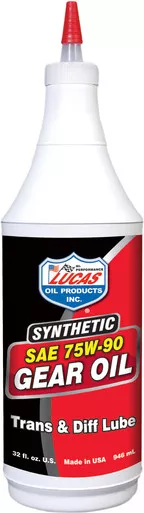 Lucas Synthetic Gear Oil 75W-90 Qt - 10047
