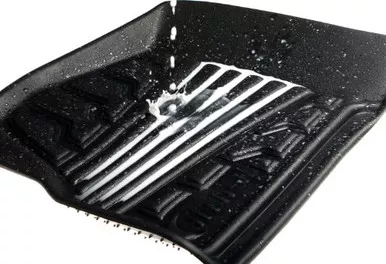 Lund 283129-B Black Front Pair Catch-It Vinyl Floor Mat