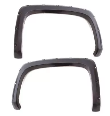 Lund RX110T Elite Series Black Rivet Style Textured Fender Flare - 4 Piece
