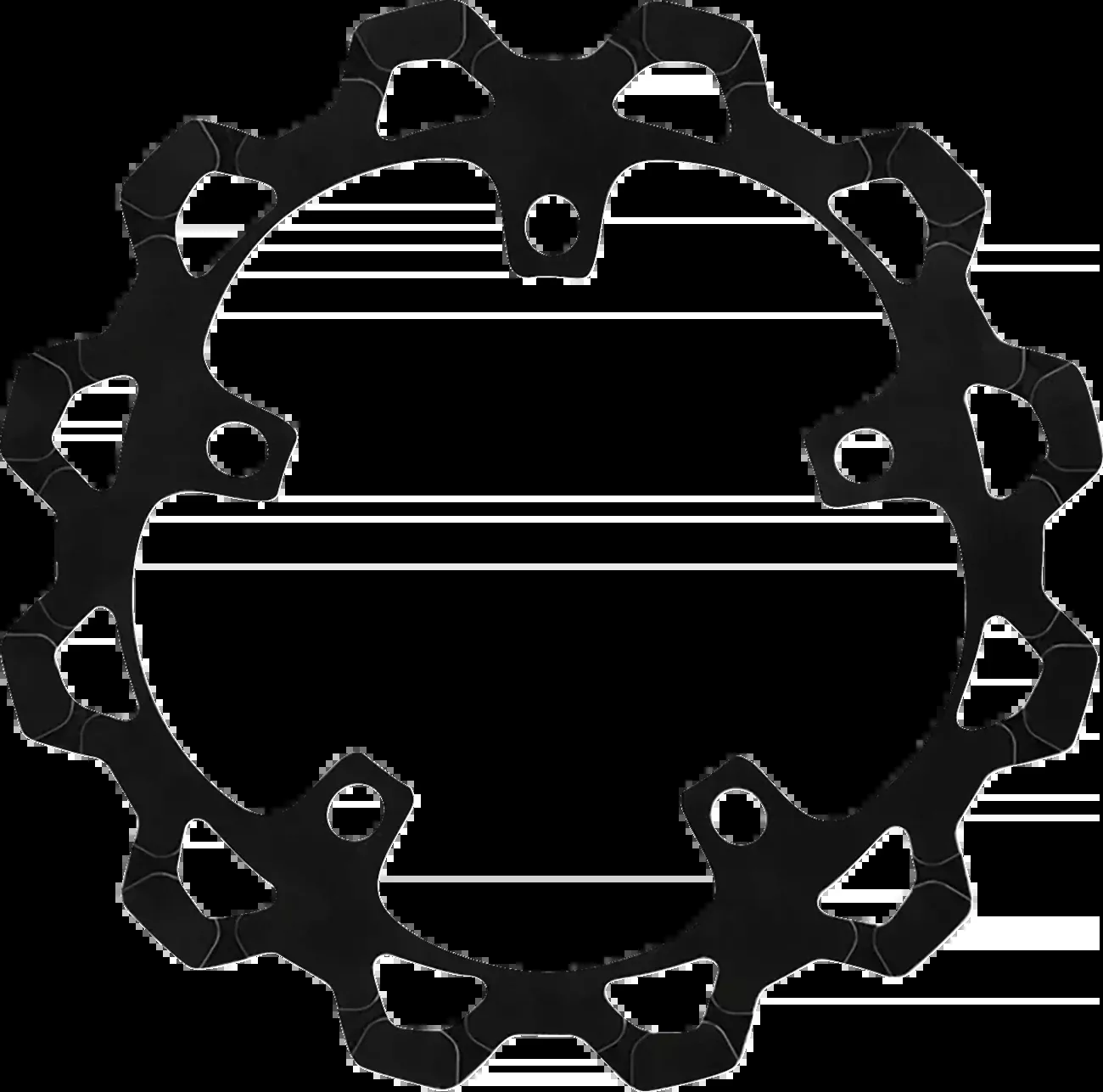Lyndall Racing Black Front Brake Rotor for 2024 Harley Davidson Road Glide