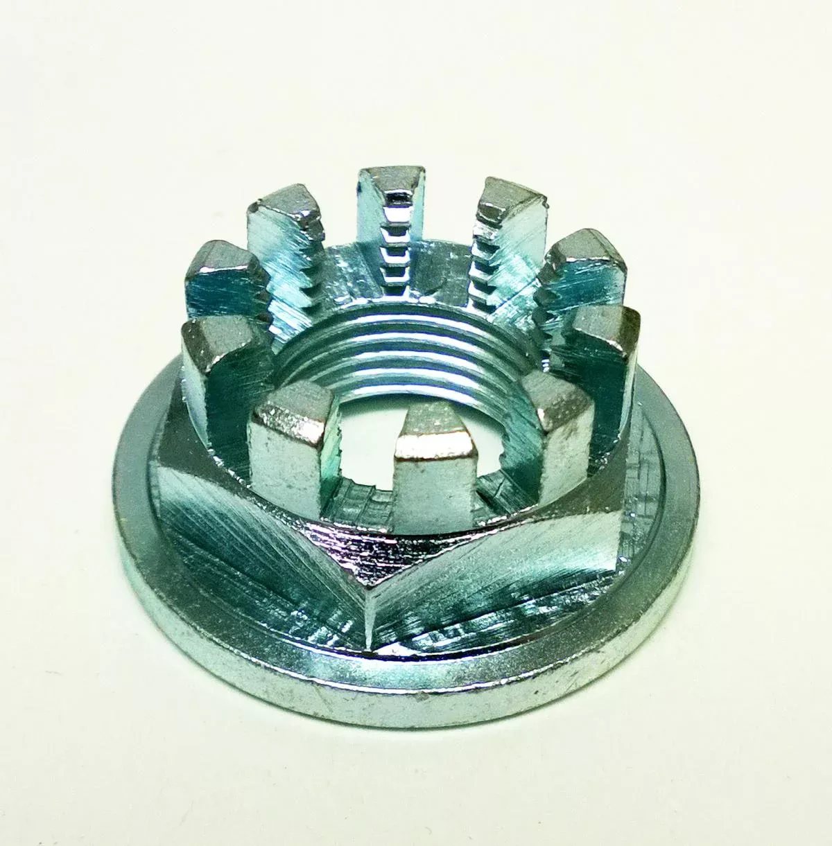 M18x1.50mm FLANGE AXLE CASTLE NUT BRONCO AT-06309 18mm