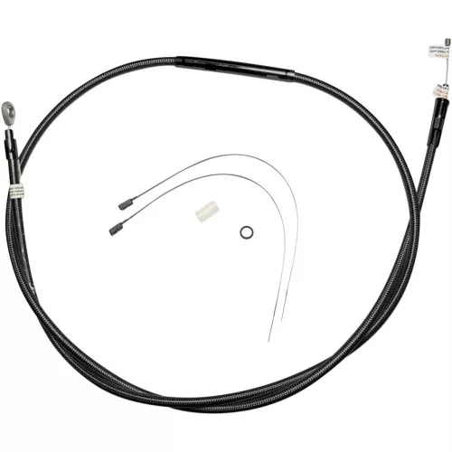 Magnum Black Pearl 74-11/16" High Efficiency Clutch Cable for Harley - 422818