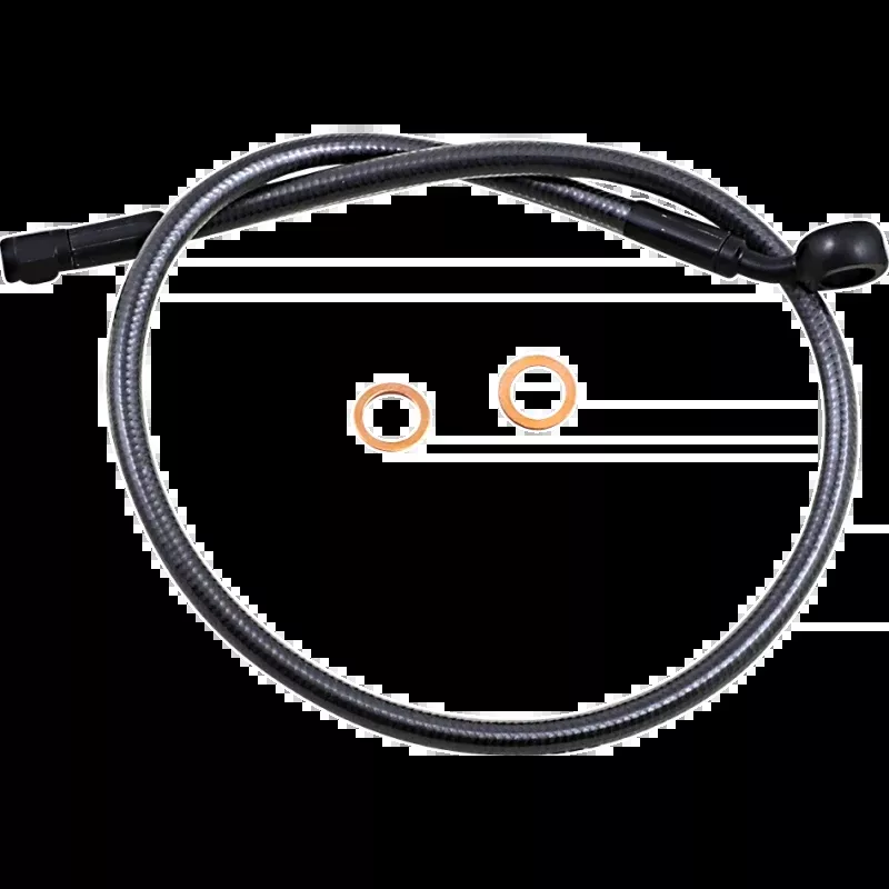 MAGNUM BLACK PEARL ABS BRAKE LINE HARLEY DAVIDSON MODELS