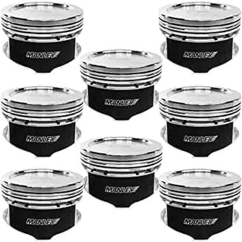 Manley Performance 4.070in Bore -2 cc Dish Extreme Duty Pistons fits Chevy LT1 Direct Injected Series