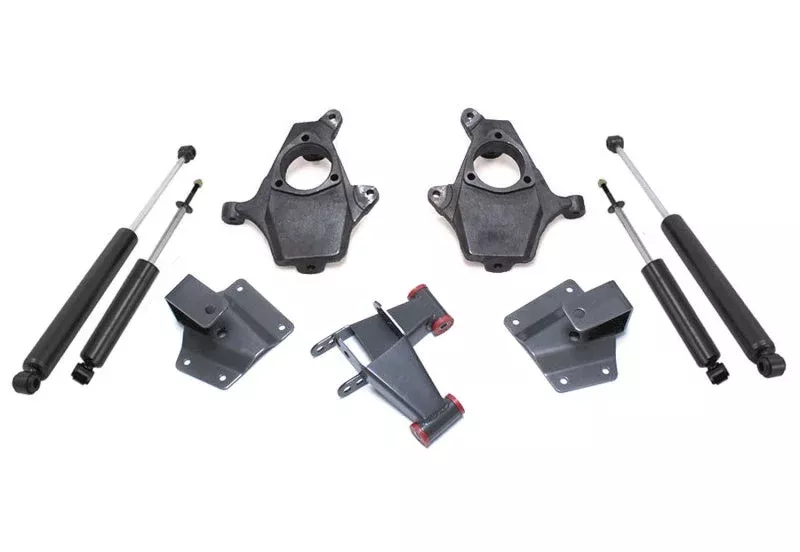 Maxtrac 2in/4in Lowering Spindle Kit fits 1999-2007 Chevrolet Silverado 1500, Silverado 1500 Classic, Silverado 1500 SS / 1999-2007 GMC Sierra 1500, Sierra 1500 Classic