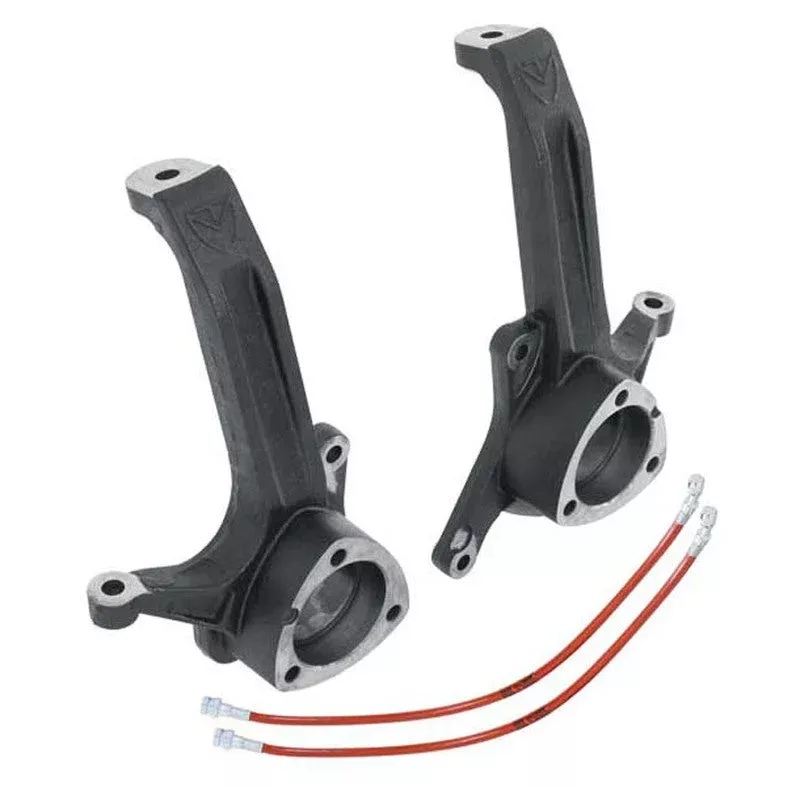 Maxtrac 3.5in Front Lift Spindles w/Extended DOT Compliant Brake Lines fits 2003-2008 Dodge Ram 2500 / Ram 3500