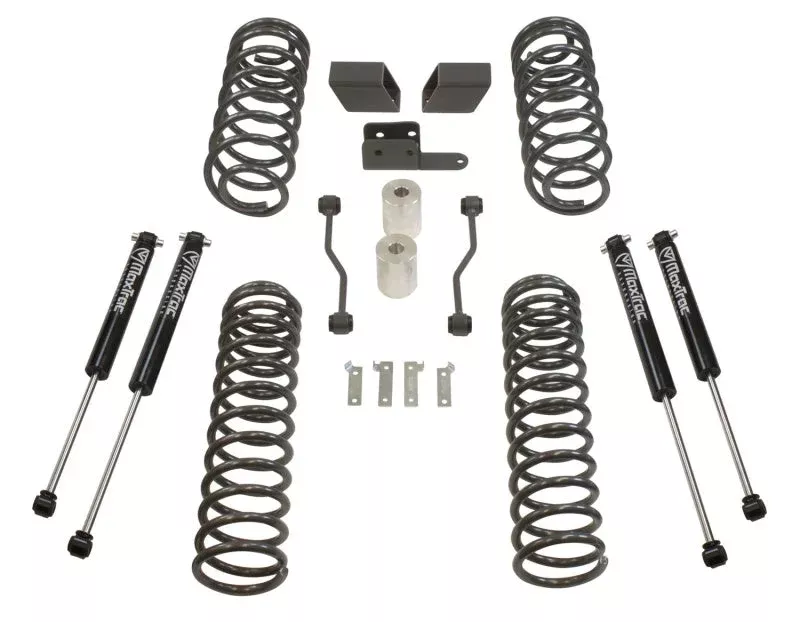 Maxtrac 3in/3in Coil Lift Kit w/Maxtrac Shocks fits 2018-2019 Jeep Wrangler, Wrangler Rubicon